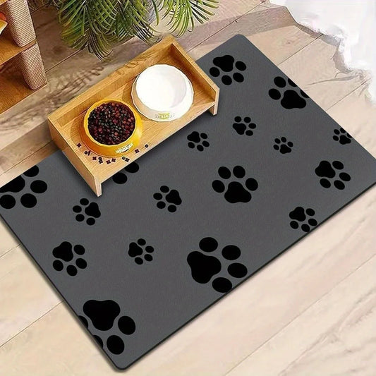 Super Absorbent Pet Feeding Mat – Waterproof, Non-Slip Quick-Dry Food Bowl Placemat for Dogs & Cats
