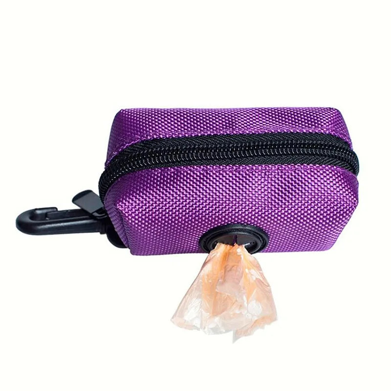 Dog Poop Bag Dispenser with Holder – Portable Waste Bag Pouch for Leash, Walks, and Outdoor Pet Cleanup