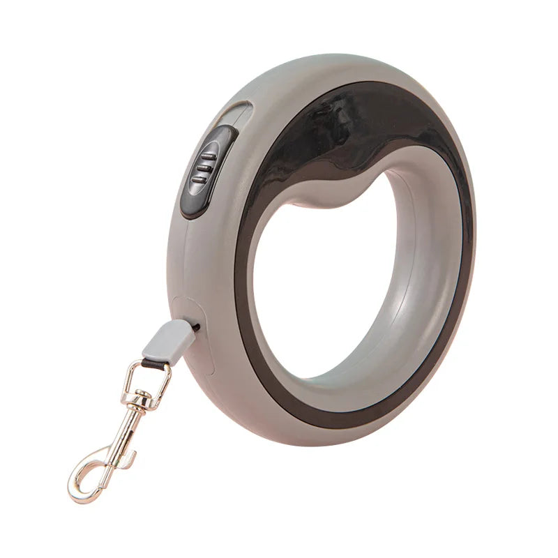2.5M Retractable Dog Leash – Auto-Lock Quick Release Walking Lead for Small & Medium Pets