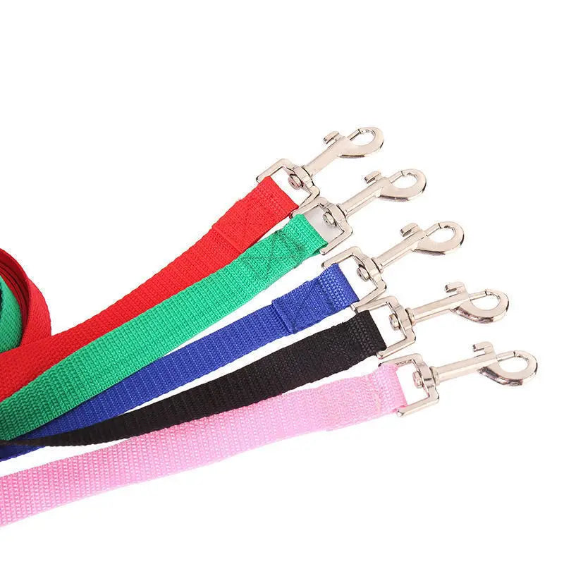 Durable Nylon Dog Leash – Reflective Pet Lead for Night Walks, Training & Outdoor Safety (1.5M/3M/5M/6M)