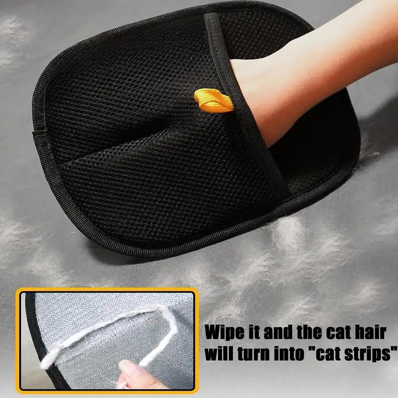 Pet Grooming Glove – Reusable Deshedding & Hair Removal Mitt for Dogs, Cats & Furniture, Washable Pet Hair Brush