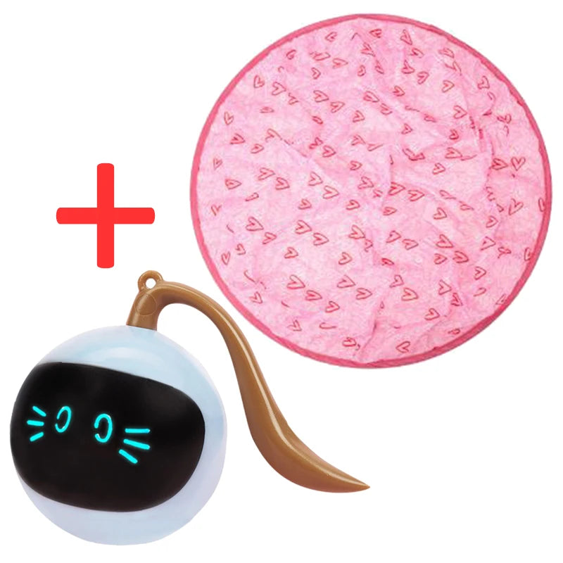 Magic Cat Hunting Cover with Interactive Ball – Foldable Cat Mat Toy for Kittens & Cats