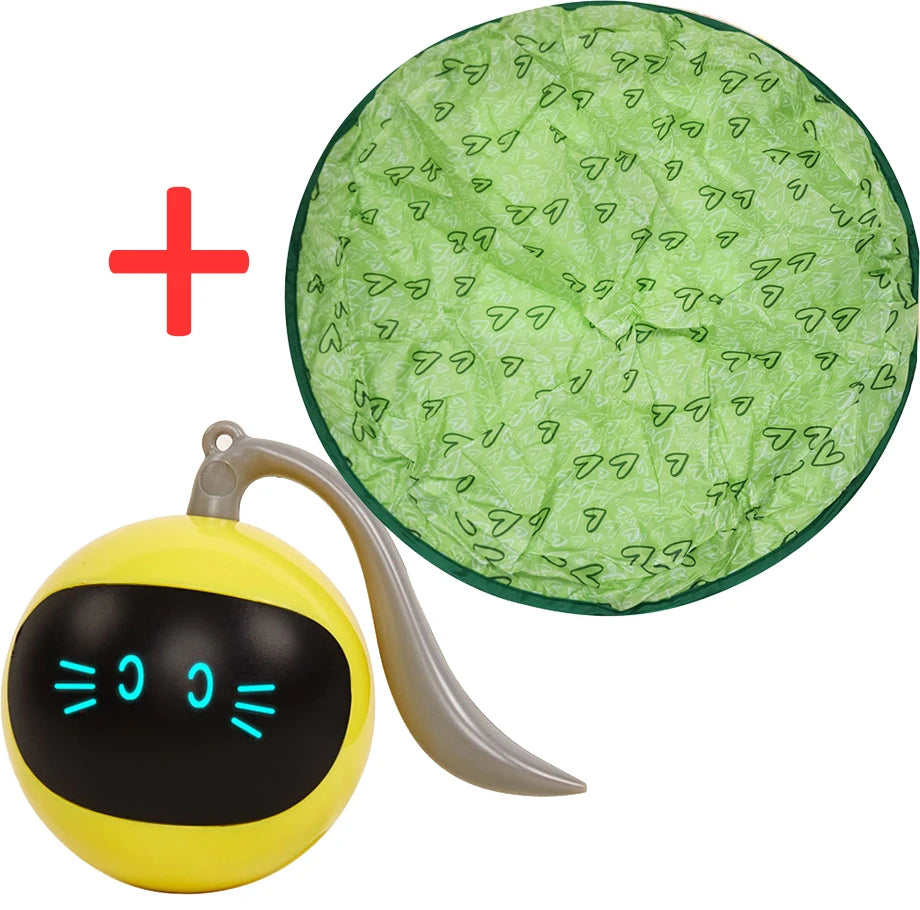 Magic Cat Hunting Cover with Interactive Ball – Foldable Cat Mat Toy for Kittens & Cats