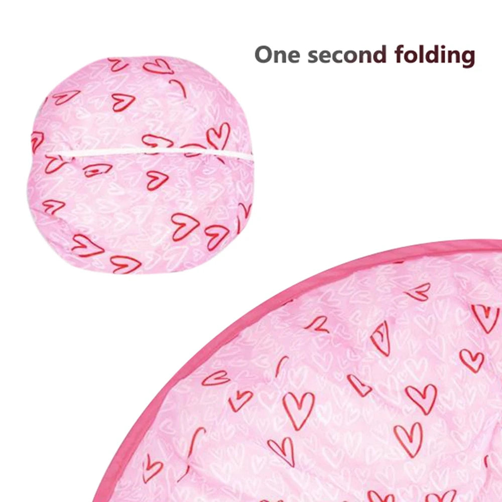Magic Cat Hunting Cover with Interactive Ball – Foldable Cat Mat Toy for Kittens & Cats