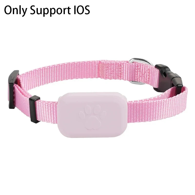 Find My Pet GPS Tracking Collar – Waterproof Anti-Lost Smart Pet Locator for Dogs & Cats (No Charging, 1-Year Battery, Apple Find My Compatible)