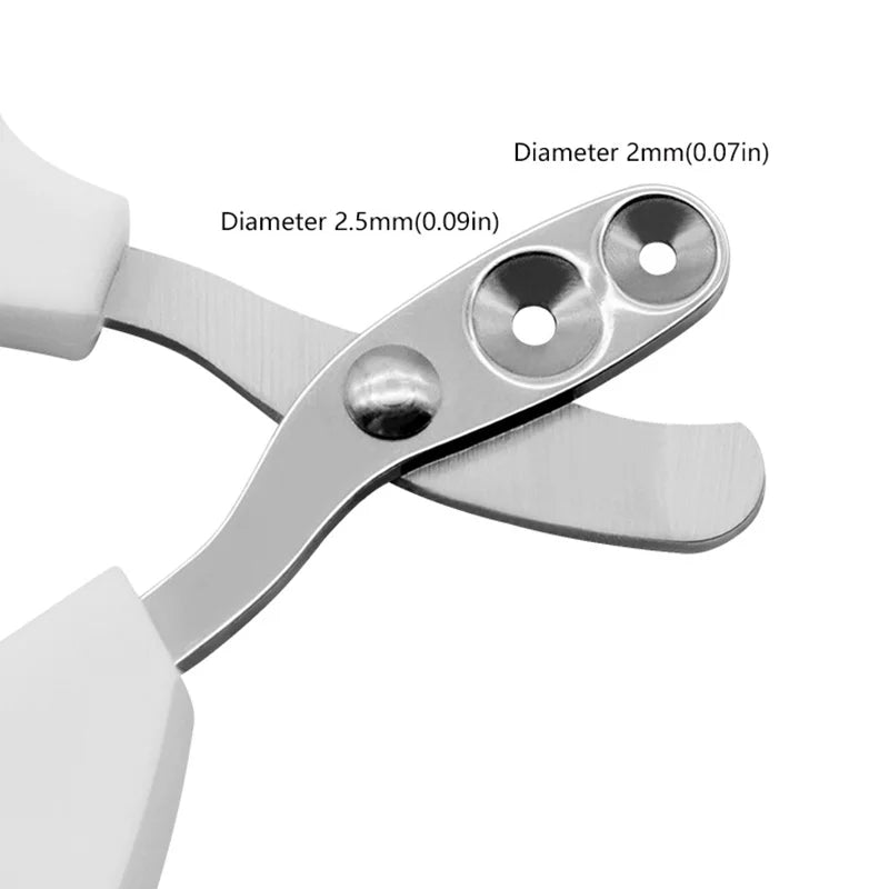 Stainless Steel Pet Nail Clippers – Safe Cat & Dog Grooming Scissors with Anti-Slip Grip