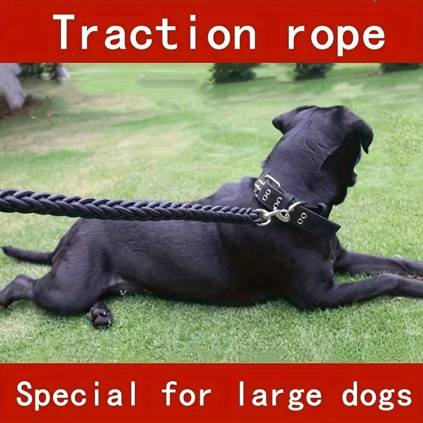 Heavy-Duty Dog Leash – Strong Traction Rope for Large Dogs, Durable Nylon Training & Walking Lead (L/XL/XXL)