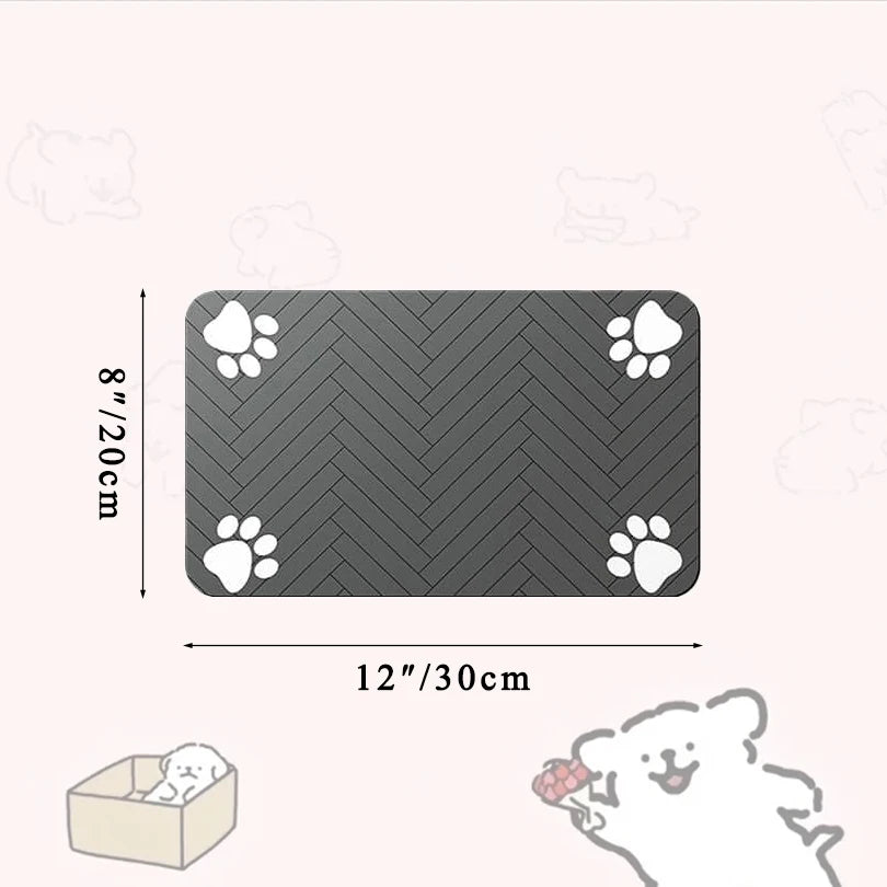Waterproof Pet Feeding Mat for Dogs & Cats – Non-Slip, Absorbent Food Bowl Placemat, Easy-Clean & Durable Pet Feeding Area Protector