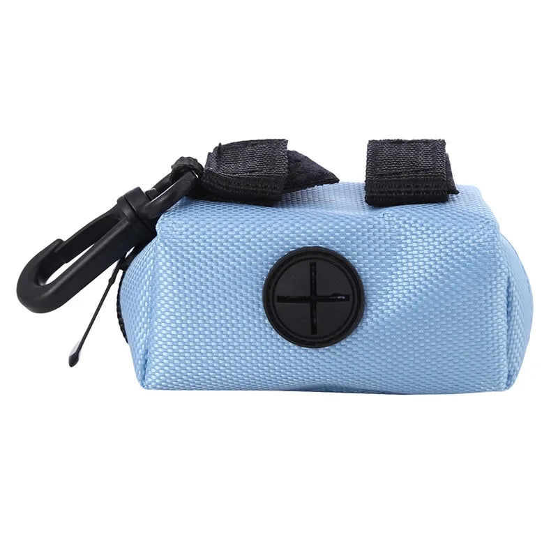 Dog Poop Bag Dispenser with Holder – Portable Waste Bag Pouch for Leash, Walks, and Outdoor Pet Cleanup