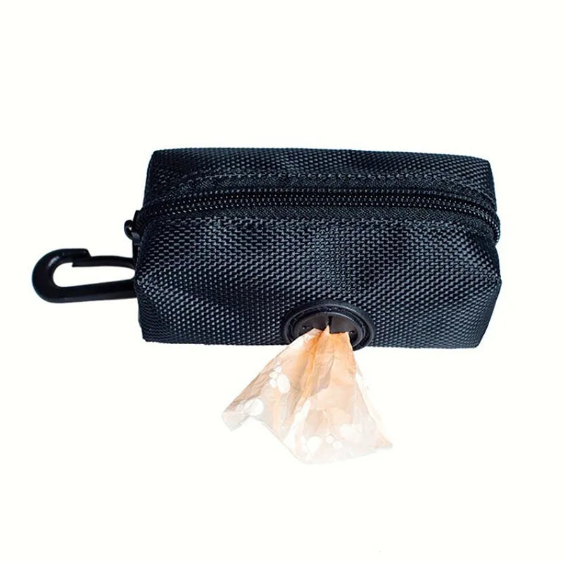 Dog Poop Bag Dispenser with Holder – Portable Waste Bag Pouch for Leash, Walks, and Outdoor Pet Cleanup